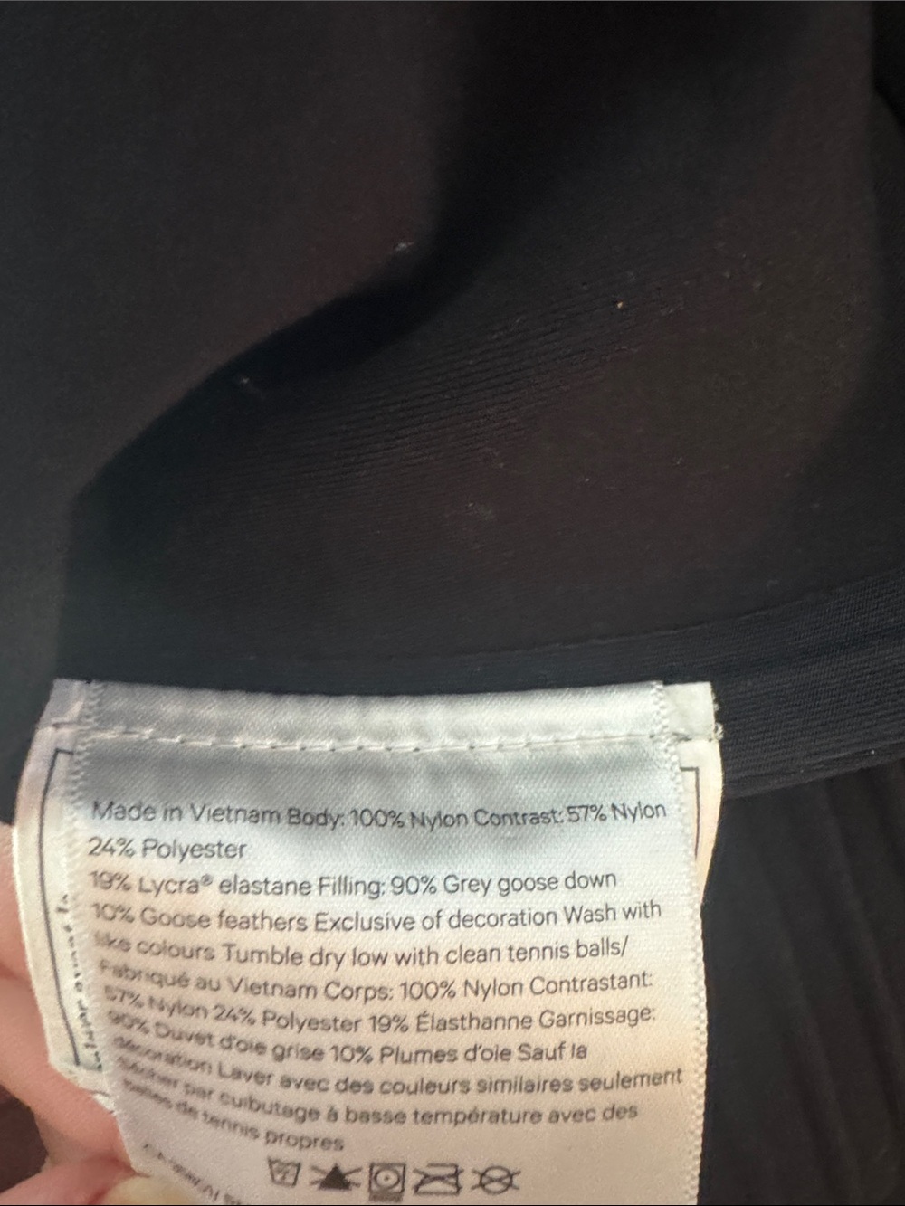 Lululemon | Down & Around Black Vest -Size 8 - Picture 6 of 8